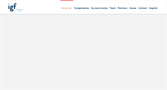 Desktop Screenshot of igf-logic.com